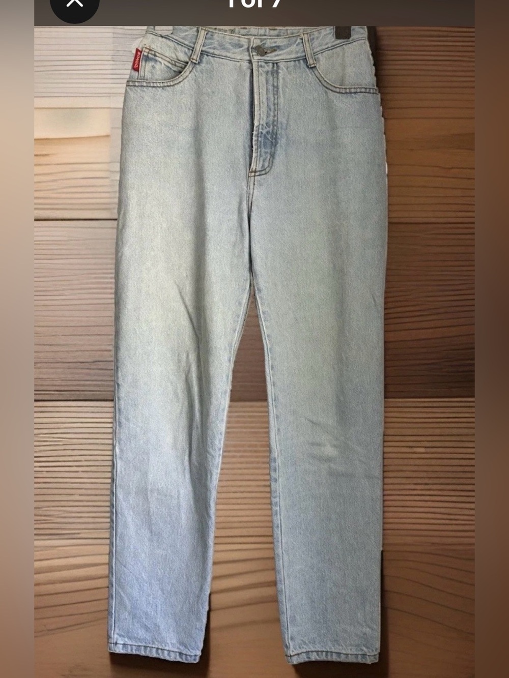 Vintage BONGO Jeans Sz 9 (fit Like A 2)Slim Fit Tapered Leg Gene Montesano